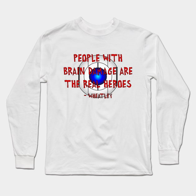 Brain Damage Long Sleeve T-Shirt by tk6189